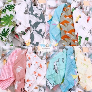 Set 3 khăn mặt sợi tre Muslin tree
