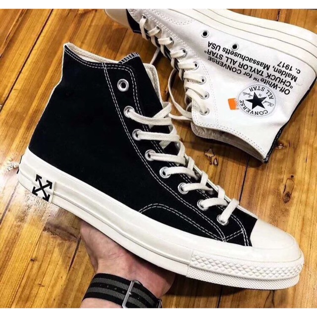Giầy thể thao CONVERSE CHUCK TAYLOR off white | Shopee Việt Nam