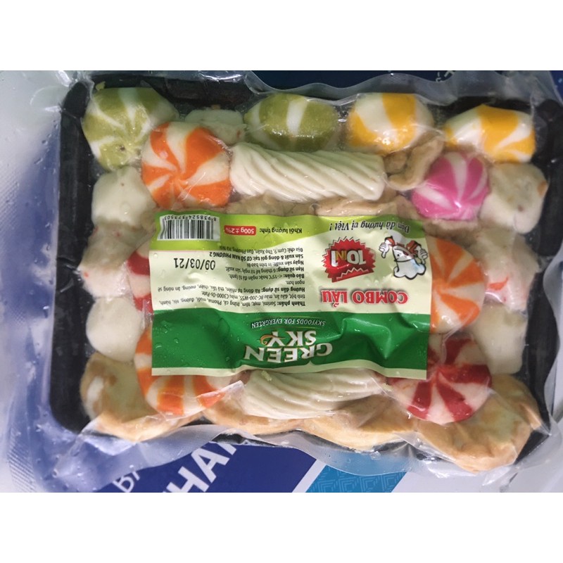 set viên thả lẩu mix thập cẩm green sky⚡️SHIP HÀ NỘI💥 gói 500 gr💥đồ thả lẩu, Đồ nhúng Lẩu