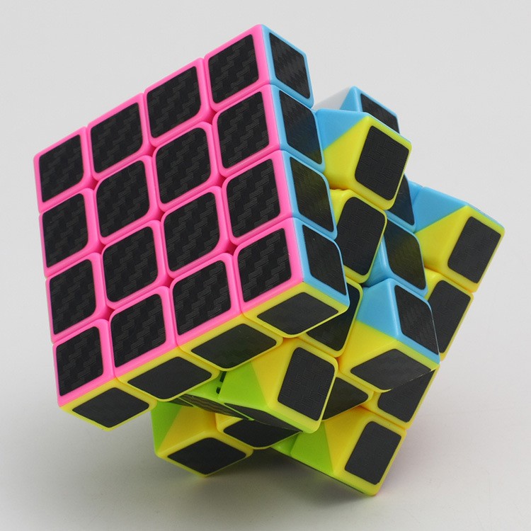 Rubik 4x4 Zcube Carbon - Rubik Cao Cấp Chuẩn Quốc Tế, Quay Trơn Mượt