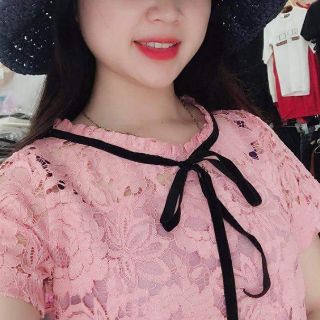 Áo ren cộc tay  ảnh thật