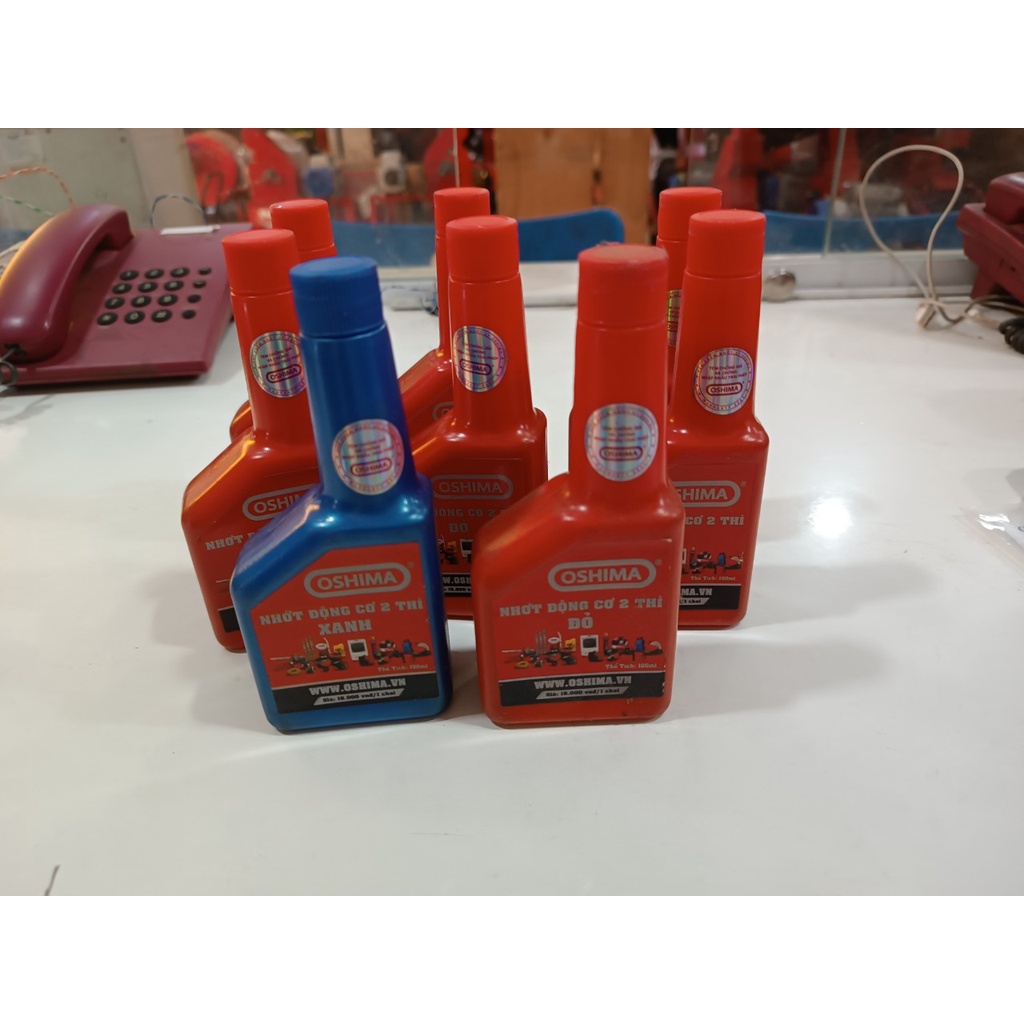 Nhớt 2 thì oshima dung tích 100ml dùng cho động cơ 2 thì