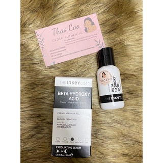 [bill sephora US] The inkey List Beta Hydroxy Acid 2% ( Tẩy tế bào chết hoá học)