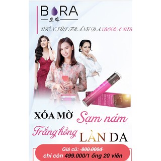 Bora White viên sủi trắng da Hàn Quốc 20 viên