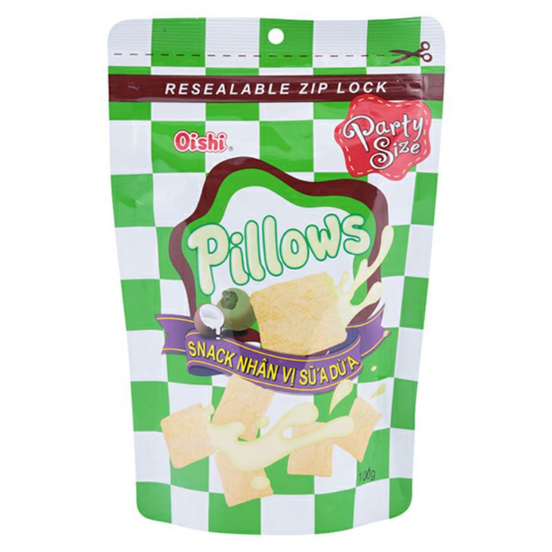 Snack Pillow nhân Sữa Dừa - Socola | BigBuy360 - bigbuy360.vn