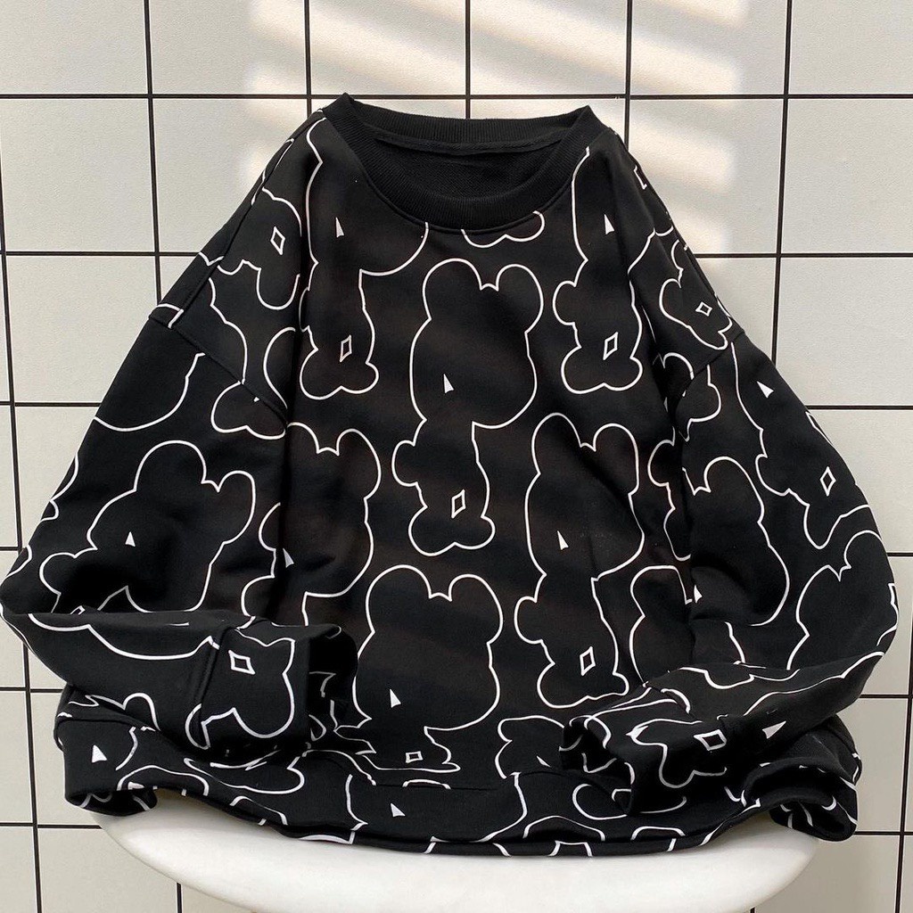 Áo Sweater Bear form rộng phù hợp cả nam và nữ