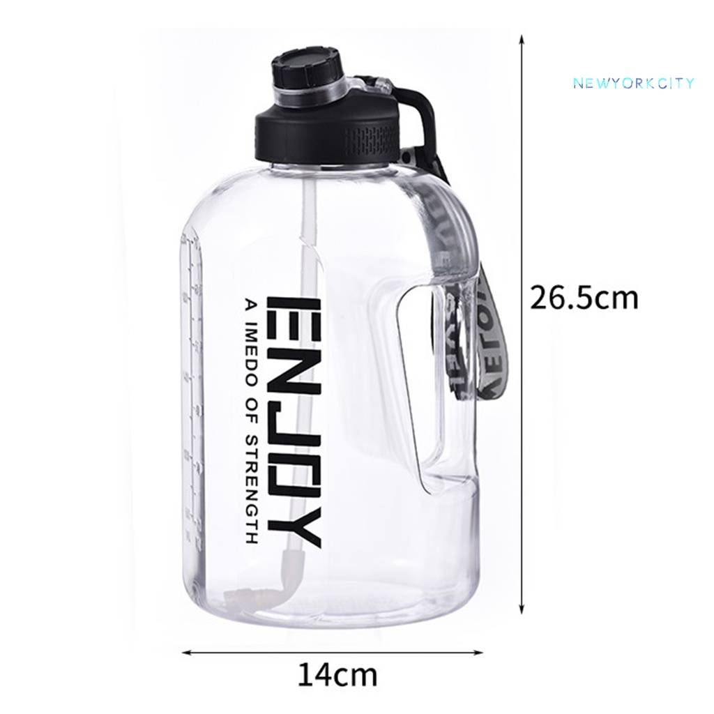 Bình Nước Thể Thao 2200ml Có Ống Hút Tiện Dụng