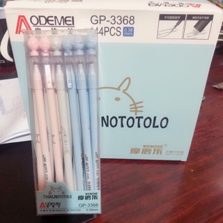 12 cây bút gel tẩy được đầu thú ODEMEI GP-3368