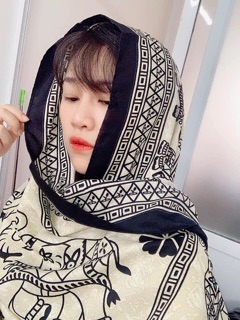 KHĂN CHOÀNG BOHO MÙA THU