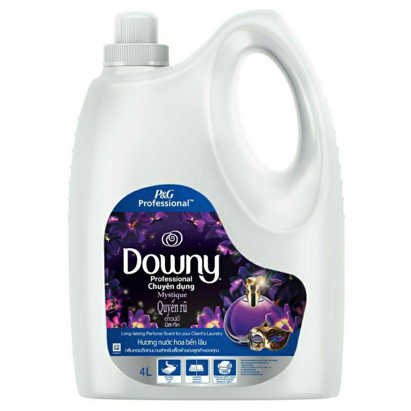 Nước xả vải Downy hương nắng mai can 4lit.