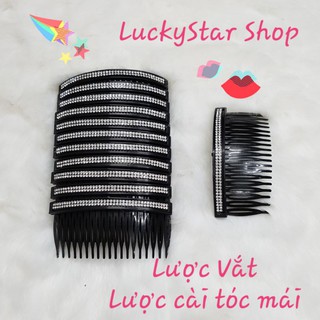 Cài Tóc Mái / Lược Vắt Tóc dùng cài tóc hoặc giữ nếp tóc mái, chiều dài 9,5 cm; rộng 4,5 cm.