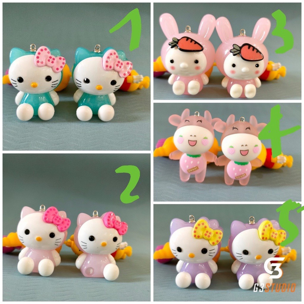 Charm Stiker Gắn Dép Crocs Nhấp Nháy