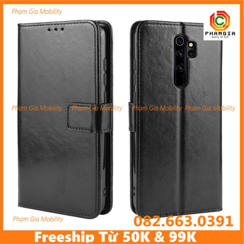 [5 màu] Bao da (ốp lưng nắp gập) OPPO A9 2020 A5 2020 da cao cấp, có ngăn đựng, chân chống xem phim
