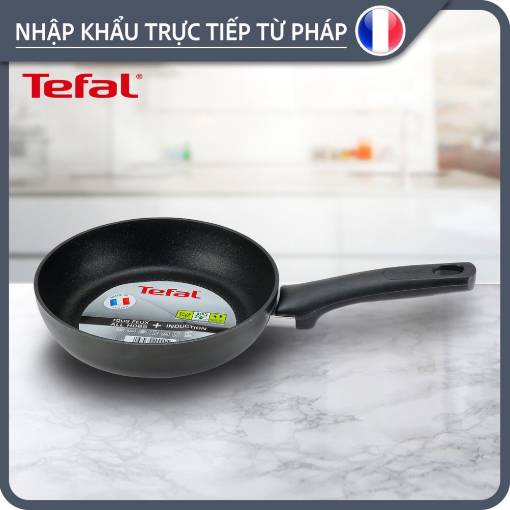 Tefal - Chảo Titanium chống dính cao cấp, tương thích mọi loại bếp, size 20,21,22 - hàng nhập khẩu Pháp