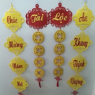 Bộ Liễn treo câu đối ngày Tết