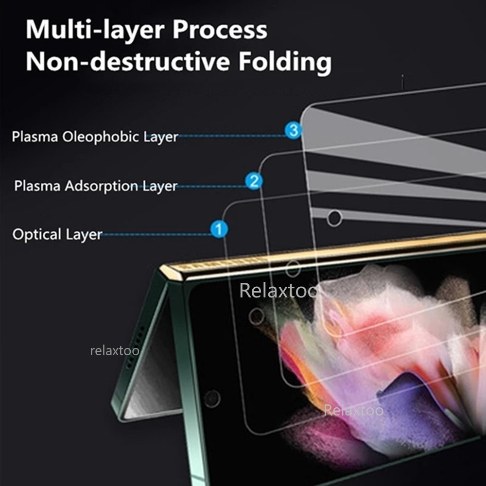Kính Cường Lực 4 Trong 1 Bảo Vệ Toàn Màn Hình Cho Xiaomi mi Mix Fold 2 Mix Fold2 Mixold 2 MixFold2 5G