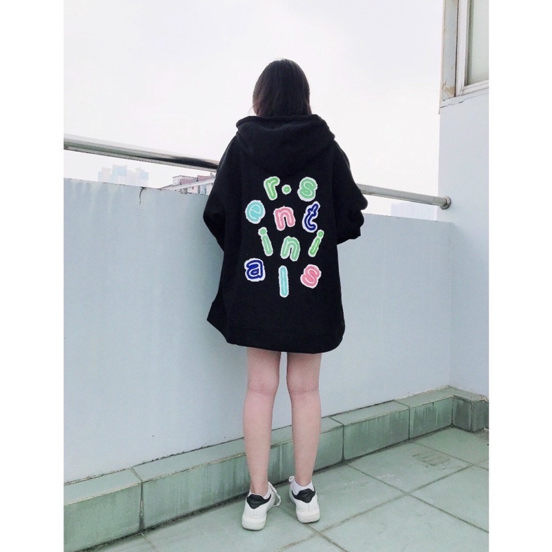 Áo khoác nỉ nữ zip dây kéo ENT form rộng kiểu dáng độc đáo hàng mới về tpc  của gkm_fashion