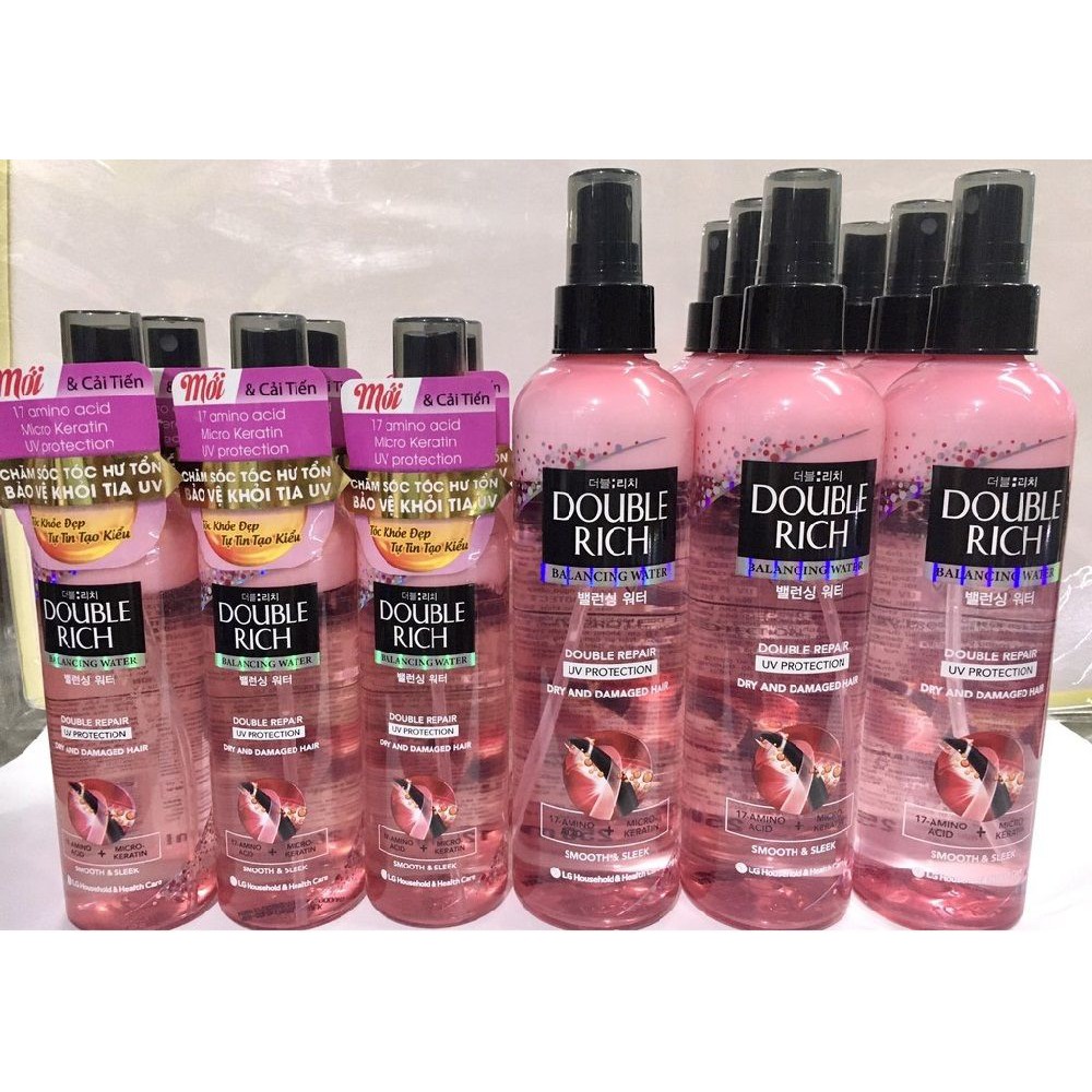 Xịt Dưỡng Tóc 120ml Double Rich Chăm Sóc Tóc Hư Tổn  Chính Hãng.