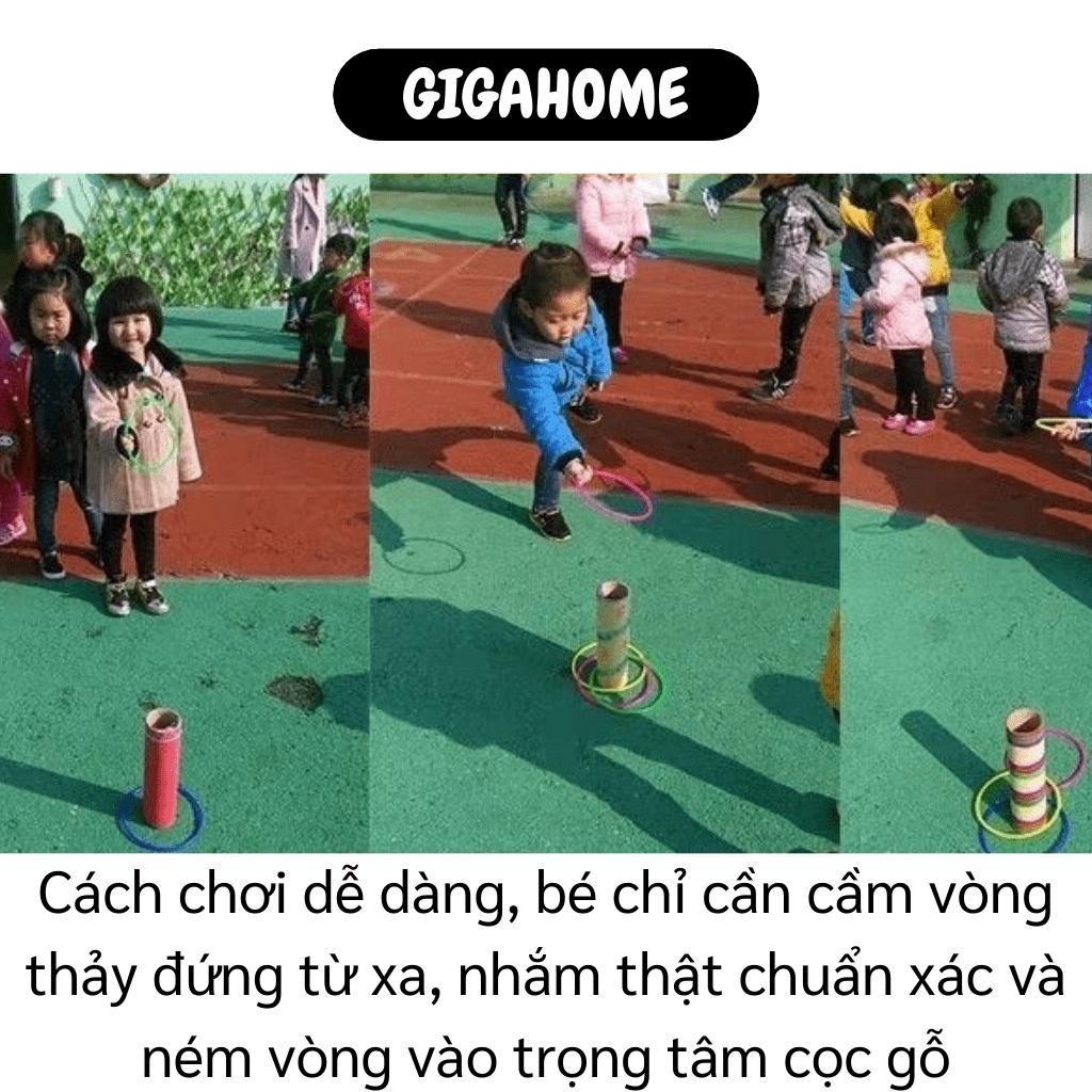 Trò chơi thảy vòng  GIÁ VỐN] Bộ trò chơi thảy vòng cho bé 369A, đồ chơi ném vòng cho bé vui nhộn 9129