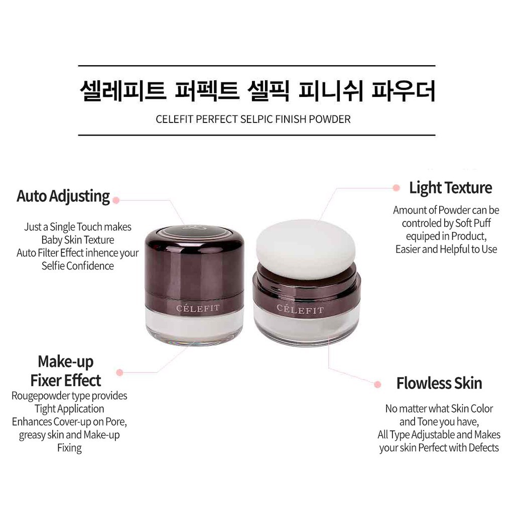 Phấn phủ đa chức năng CELEFIT FINISH POWDER 8g | BigBuy360 - bigbuy360.vn
