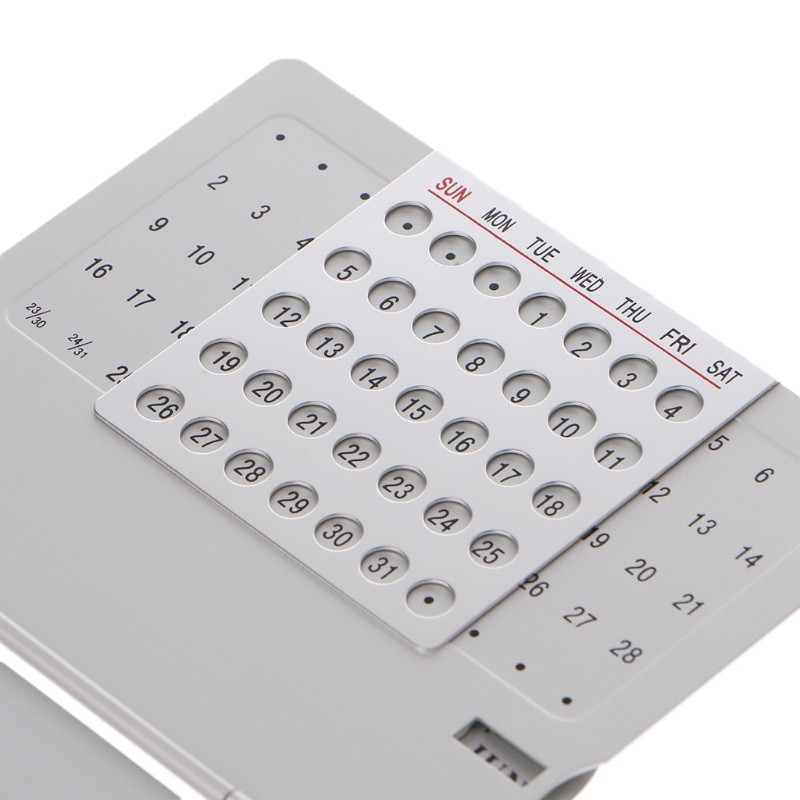 Lịch vạn niên để bàn điều chỉnh được DIY độc đáo dành cho văn phòng