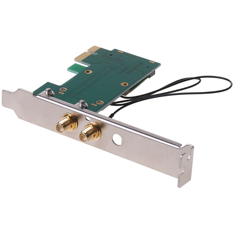 Bảng mạch kết nối thẻ wifi không dây BCM943225HMS PCI-E băng tần kép và ăng ten 300m cho máy tính