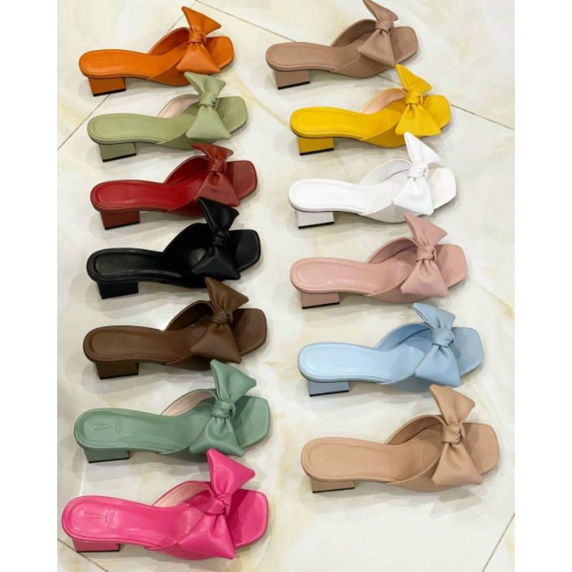 giày dép gót trên live