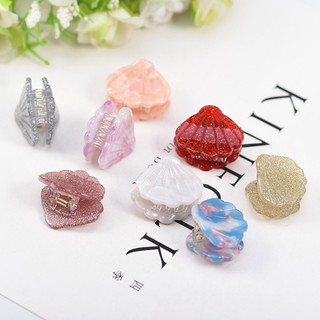 Kẹp Tóc Càng Cua Trong Suốt Hình Vỏ Sò Siêu Cute
