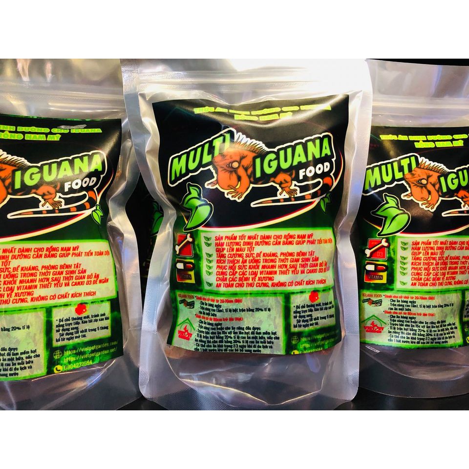 Thức ăn đồ ăn cho rồng nam mỹ multi iguana food | Vietpetgarden