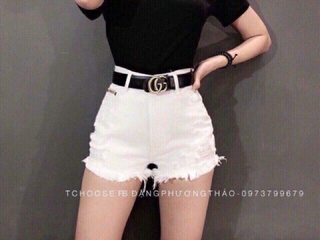 Quần kaki rách kèm ảnh thật
