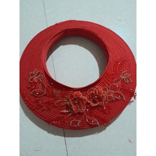 khăn xếp cô dâu 25 tầng trang trí
