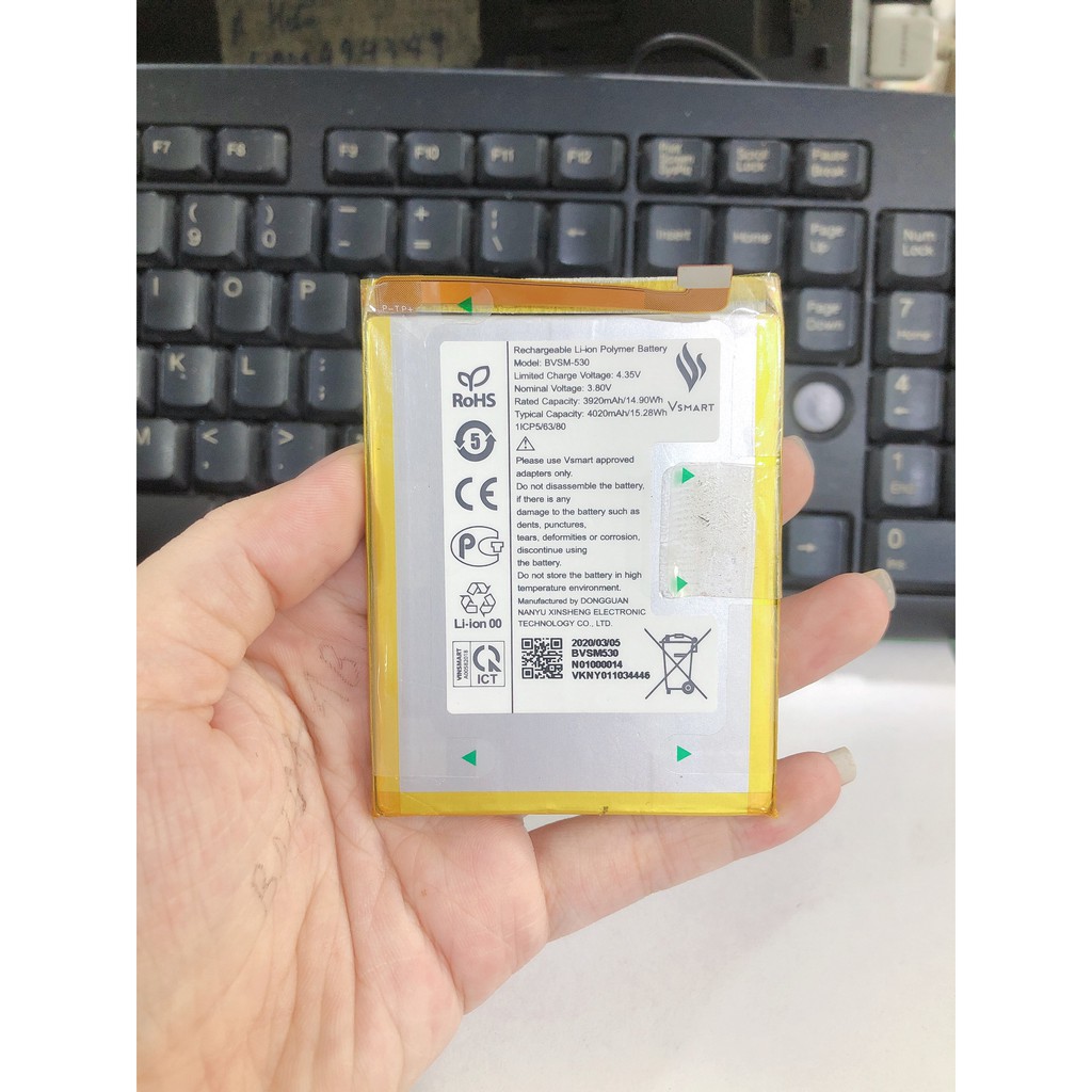 PIN VSMART ACTIVE 3 ZIN BÓC MÁY