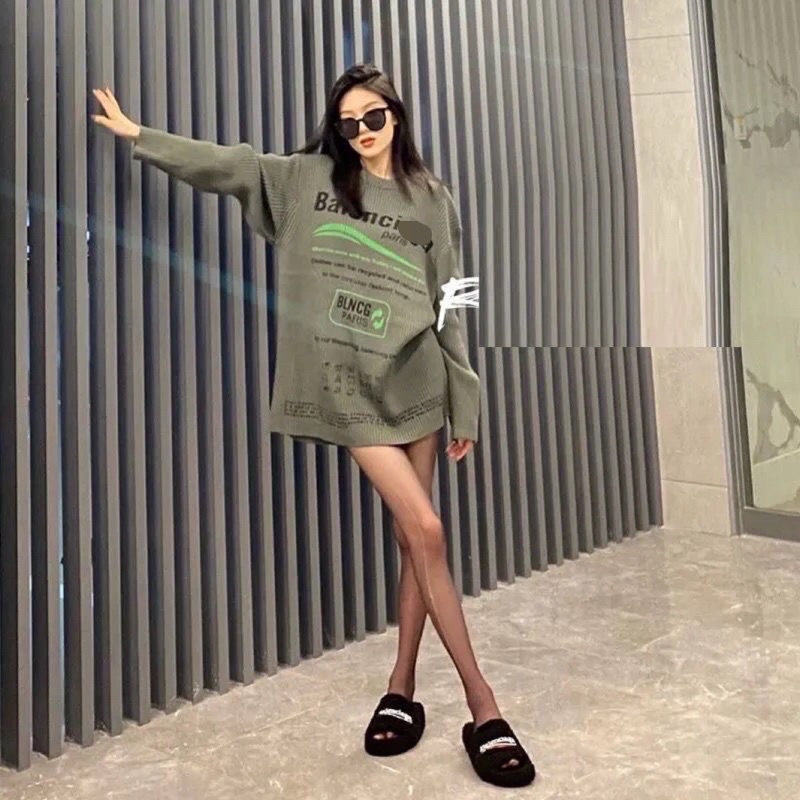 Áo Len Balen Dáng Dài Đang Hot