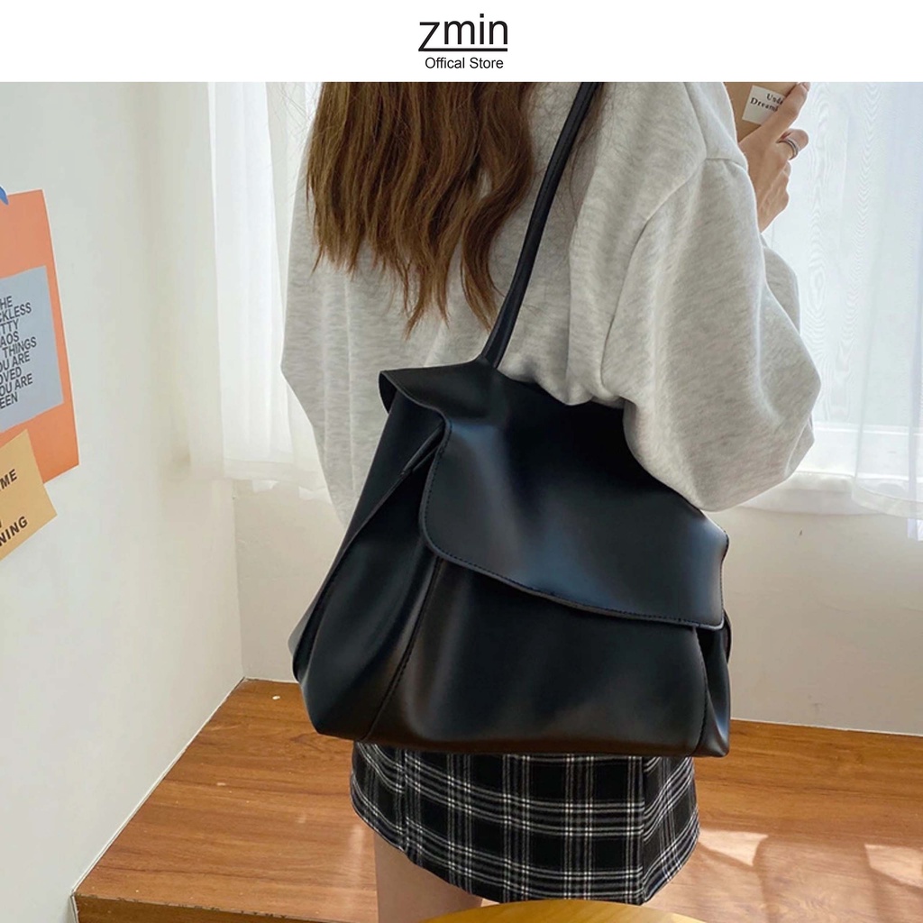 Túi xách nữ đeo chéo thời trang Zmin, chất liệu da cao cấp - T077