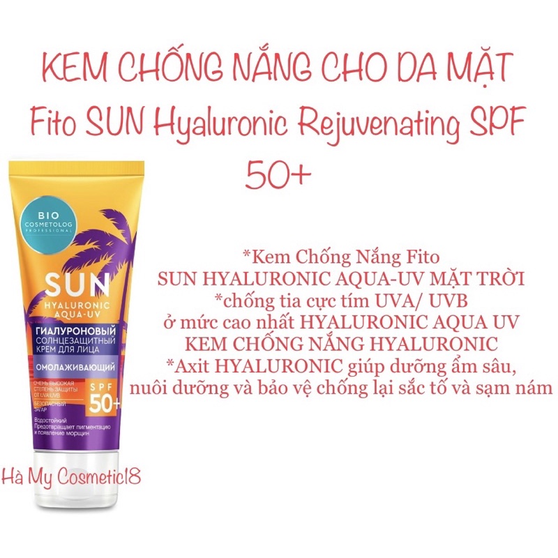 Kem chống nắng Fito SUN Hyaluronic Rejuvenating spf50