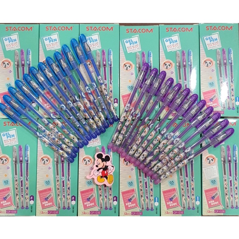 Bút gel xoá được GP103E Stacom hộp 12 bút