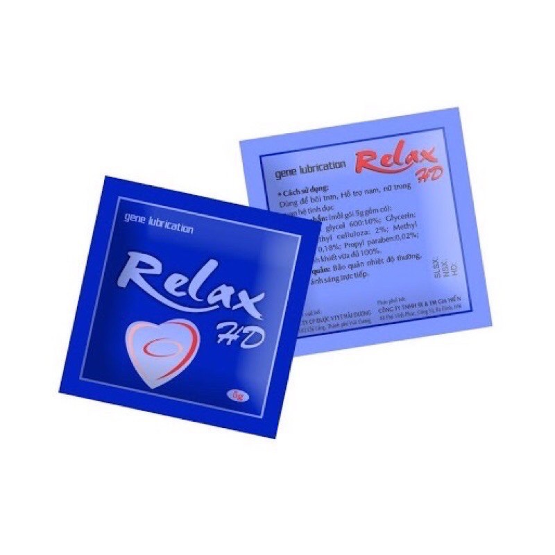 [Mã COSDAY giảm 8% đơn 150K] Combo 30 Gói Gel Bôi Trơn Tăng Khoái Cảm Gốc nước Relax 5Gram tiệt trùng mát lạnh