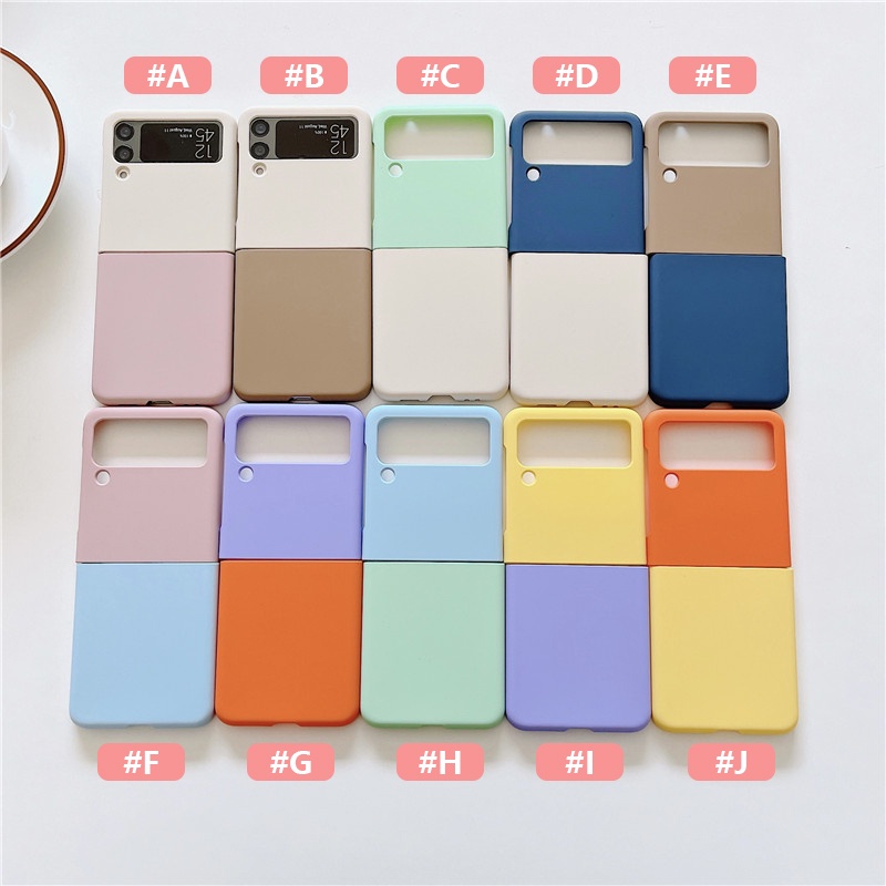 Ốp Điện Thoại PC Cứng Nhám Chống Sốc Chống Dấu Vân Tay Cho Samsung Galaxy Z Flip 4 5G Z Flip 3