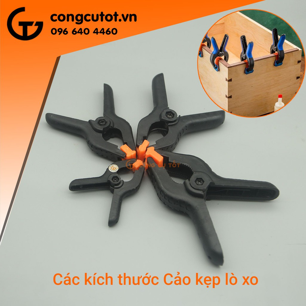 Kẹp lò xo gỗ 4"- kẹp chữ A