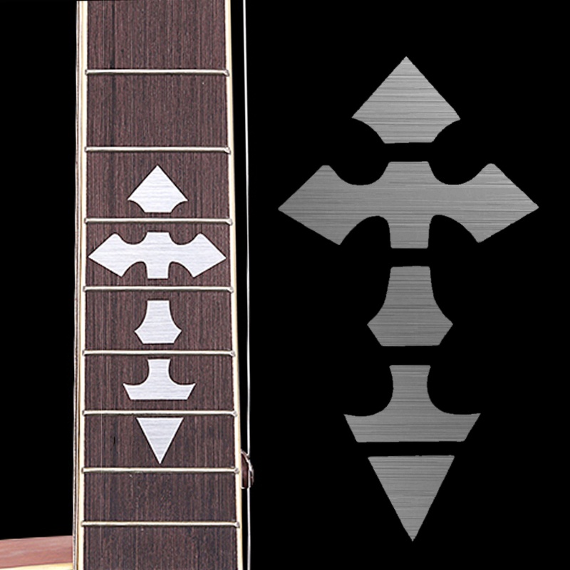 Miếng Dán Đề Can Inlay Chữ Thập Cho Đàn Guitar Điện Acoustic