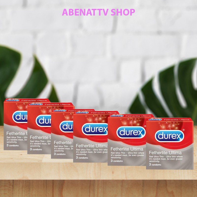 [Quà tặng]Combo 6 hộp Bao cao su Durex Fetherlite - 18 cái -CAM KẾT HÀNG CHẤT LƯỢNG TỐT