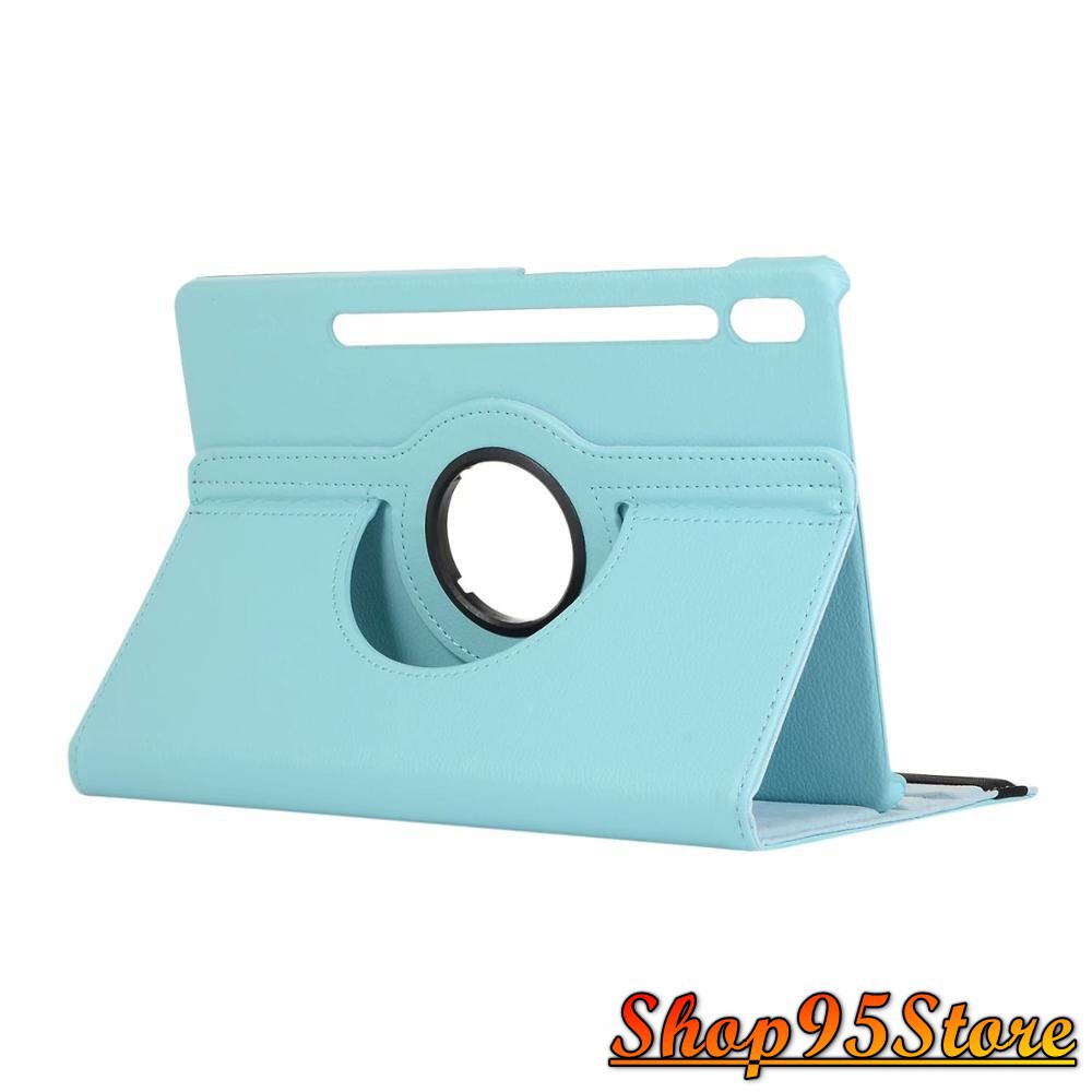 Bao Da Nắp Gập Xoay 360 Độ Chống Sốc Cho Samsung Galaxy Tab S7 Plus T975 T970 T870 T875 (Tặng bút cảm ứng)