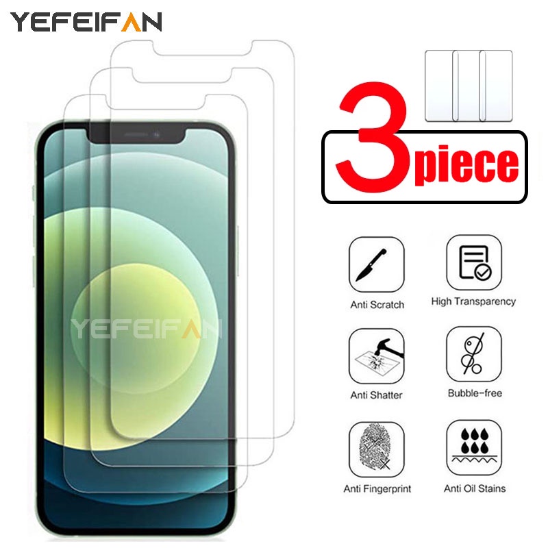 Cho iPhone 13 Kính Cường Lực Phim Cho iPhone 13 12 Mini 11 Pro Max X XR XS Max 8 7 6 6s Plus SE 2020