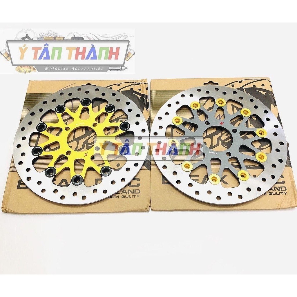 đĩa thắng king drag lòng nhôm 267mm