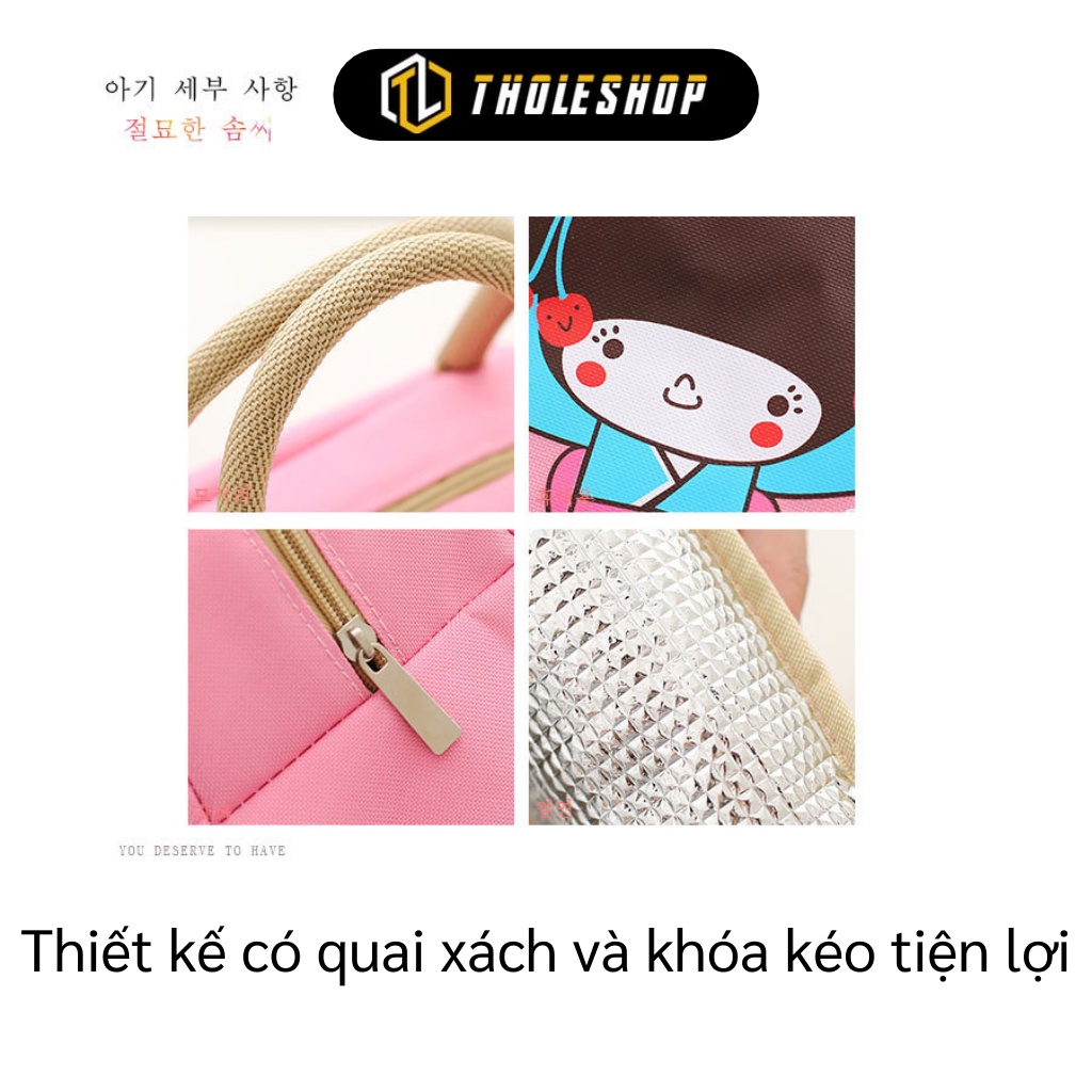 Túi Đựng Cơm - Túi Giữ Nhiệt Đựng Thức Ăn Đi Làm, Đi Học Không Thấm Nước 4005
