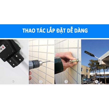 Đèn Đường Năng Lượng Mặt Trời 90W Solar Light Pin Liền Thể Chống Nước IP67 Bản Cao Cấp