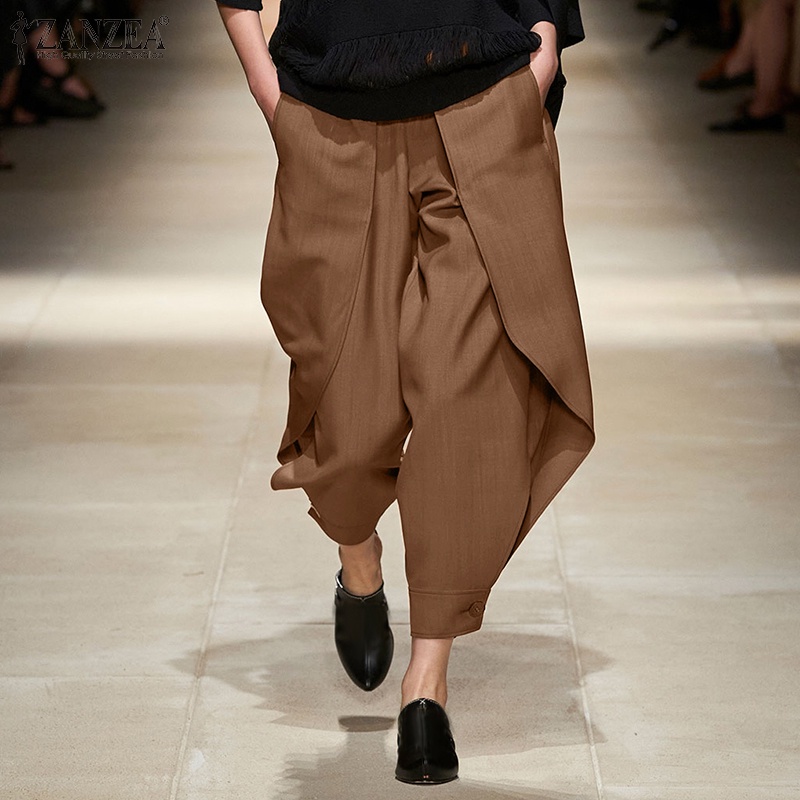 Quần ống rộng Zanzea thời trang cá tính cho nữ
