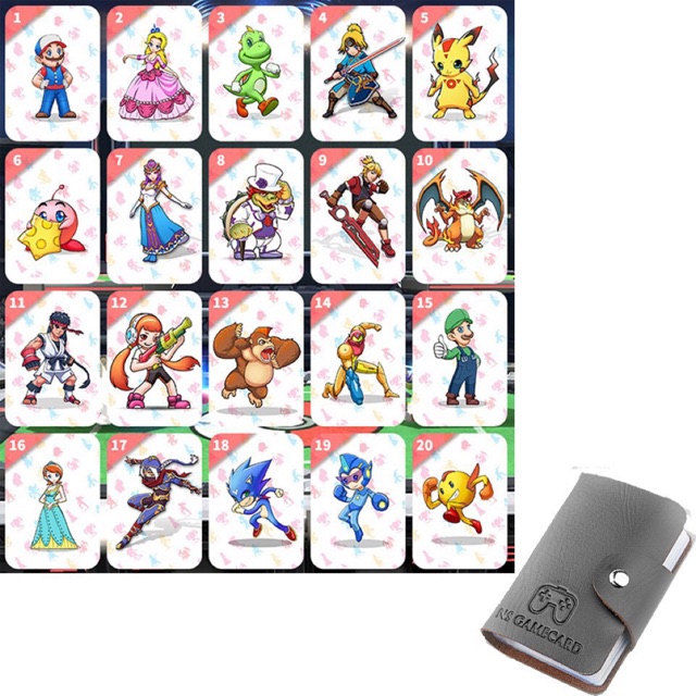 Thẻ Game trò chơi điện tử Amiibo card Super Smash Bros.