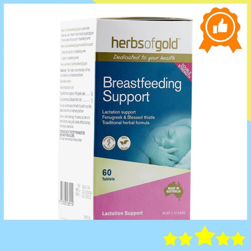 Viên uống lợi sữa Herbs Of Gold Breastfeeding Support