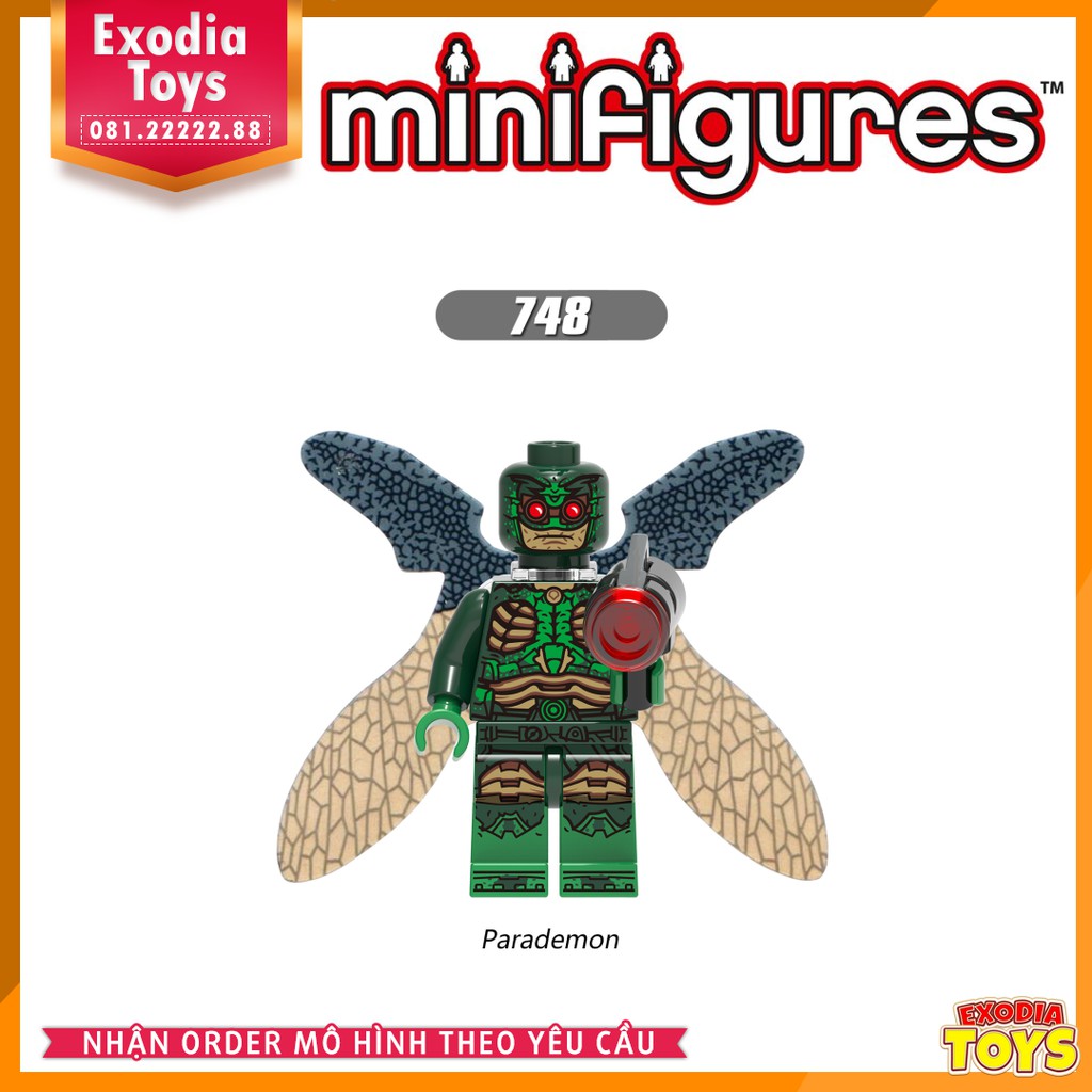 Xếp hình Minifigure DC Comics siêu anh hùng Liên Minh Công Lý Justice League - Đồ Chơi Lắp Ghép Sáng Tạo - X0177